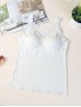 Lace Tank Top W/ Padded Chest Support Lace Tank Top W/ Padded Chest Support